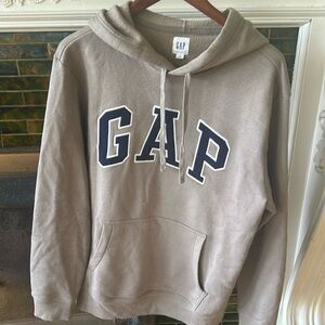 Mens taupe GAP hoody